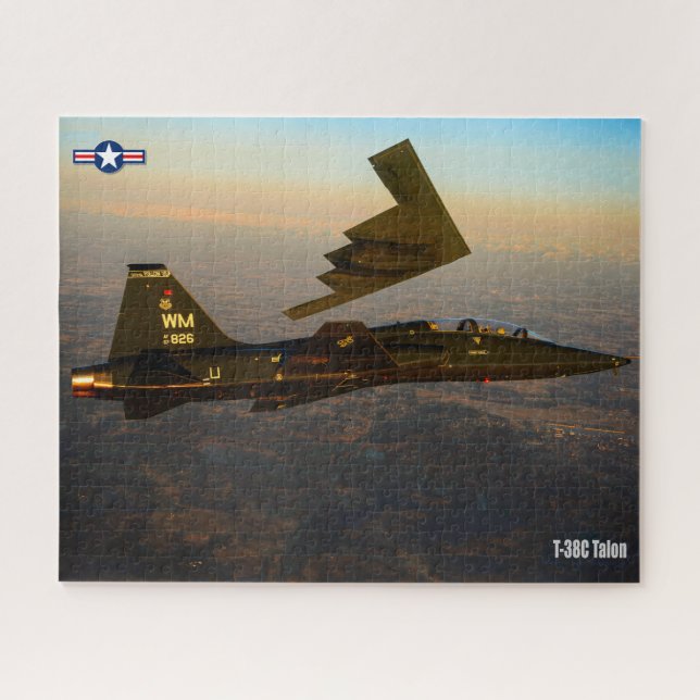 Quebra-cabeça T-38C TALON (16x20 polegadas) (Horizontal)