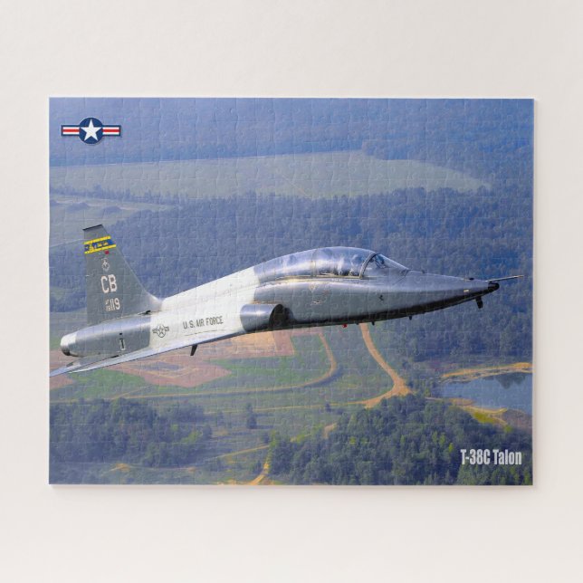 Quebra-cabeça T-38C TALON (16x20 polegadas) (Horizontal)
