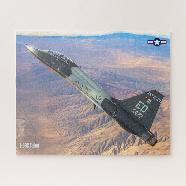 Quebra-cabeça T-38C TALON (16x20 polegadas) (Horizontal)