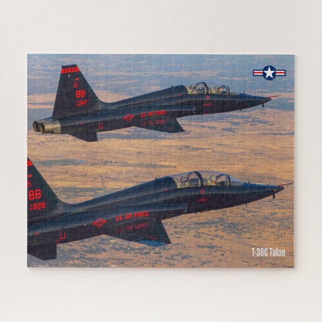Quebra-cabeça T-38C TALON (16x20 polegadas) (Horizontal)