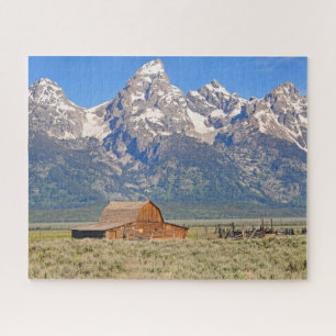 Quebra-cabeça T.A. Moulton Barn - Visão Cénica Grand Tetons Queb