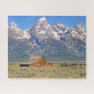 Quebra-cabeça T.A. Moulton Barn - Visão Cénica Grand Tetons Queb
