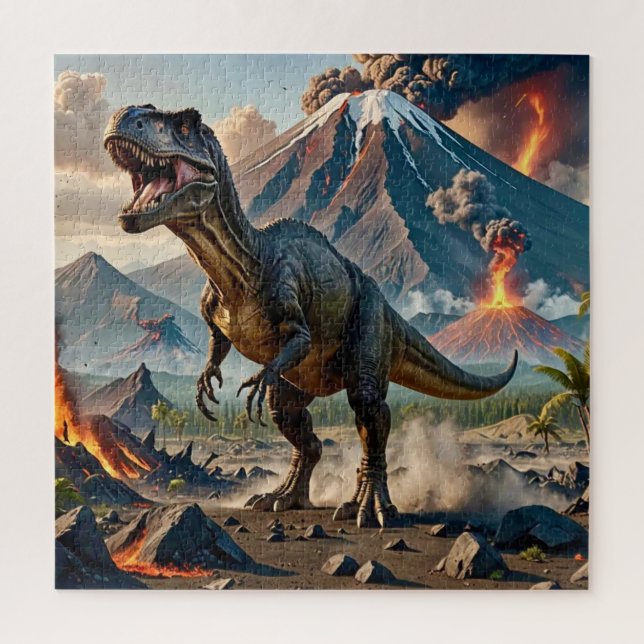 Quebra-cabeça T-Rex (Vertical)