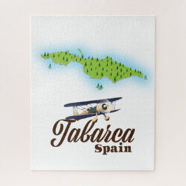 Quebra-cabeça Tabarca Espanha Mapa lindo