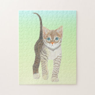 Quebra-cabeça Tabby Kitten 11x14 Puzzle