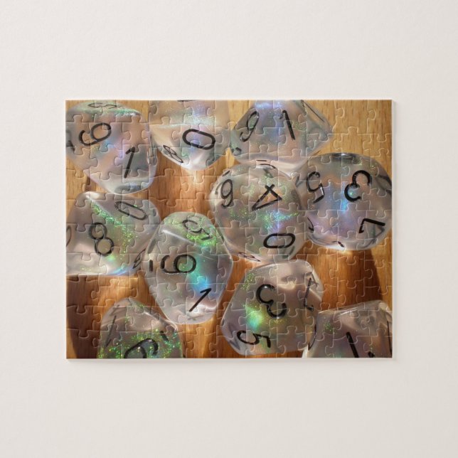 Quebra-cabeça Tabletop RPG | Jogador de Papel D10 da PNP Fantasy (Horizontal)