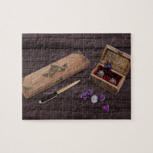 Quebra-cabeça Tabletop RPG   PNP Fantasy Role Player Dice Box