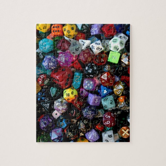 Quebra-cabeça Tabletop RPG | PNP Fantasy Role Player Dice Photo (Vertical)