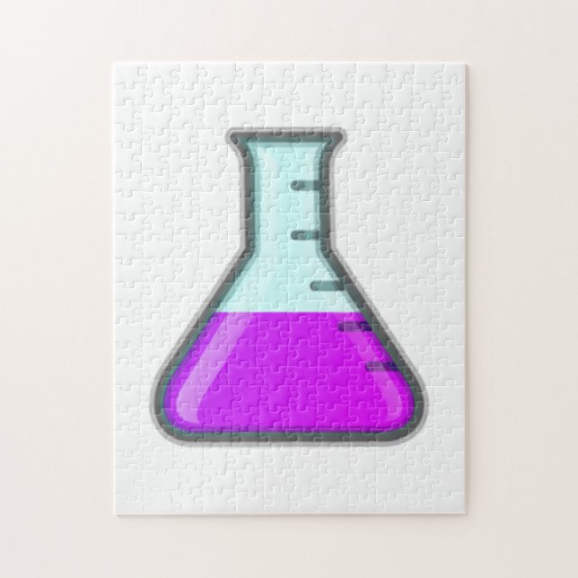 Quebra-cabeça Taça da ciência da química (Vertical)