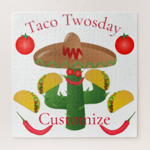 Quebra-cabeça Taco Terça-Feira Saguaro Cactus Thunder_Cove