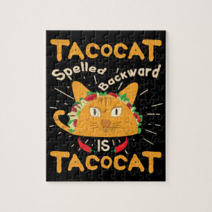 Quebra-cabeça Tacocat Ortografado Cinco de Mayo Taco