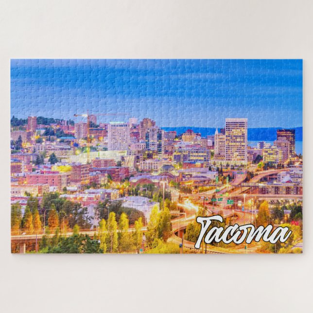 Quebra-cabeça Tacoma, Washington, Estados Unidos (Horizontal)