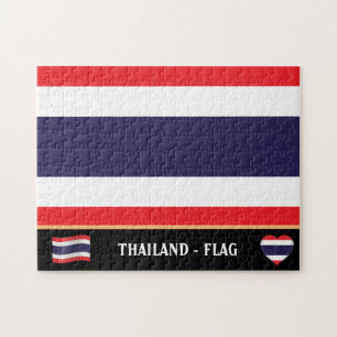 Quebra-cabeça Tailândia Flag & Thai country / Tailândia