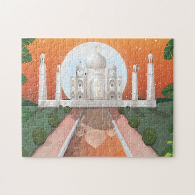 Quebra-cabeça Taj Mahal (Horizontal)
