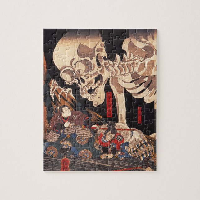 Quebra-cabeça Takiyasha a bruxa e o espectro de esqueleto (Vertical)