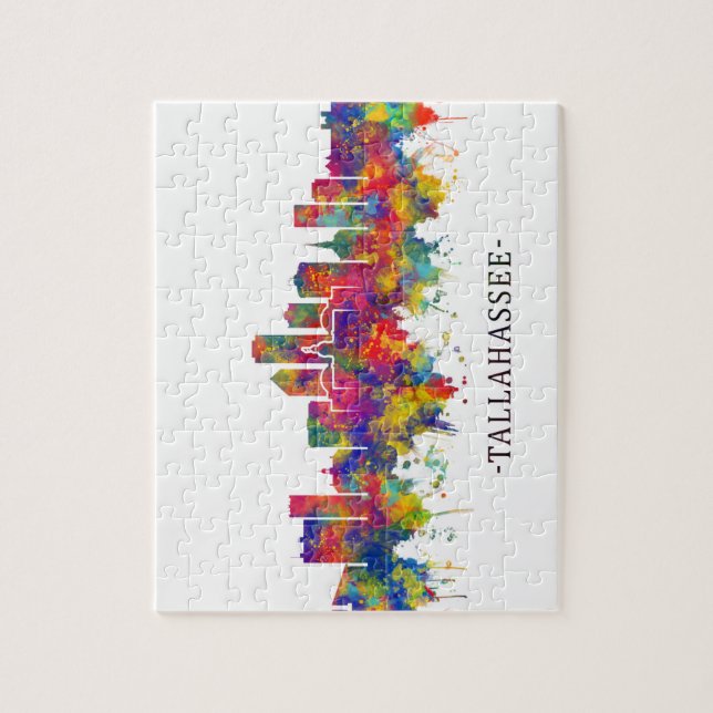 Quebra-cabeça Tallahassee USA Skyline (Vertical)