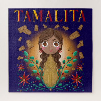 Quebra-cabeça Tamalita Tamal Zia Flores Tamales