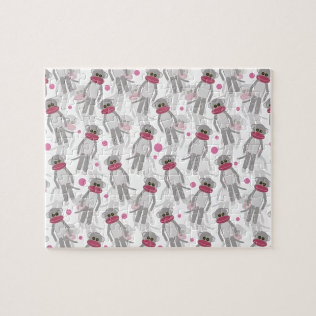 Quebra-cabeça Tão muitos macacos da peúga! (Horizontal)