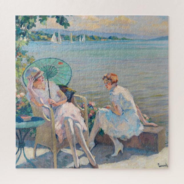 Quebra-cabeça Tarde de Verão no lago | Edward Cucuel (Vertical)