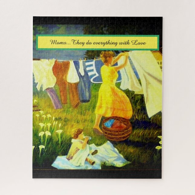 Quebra-cabeça Tarefas do Mães (Vertical)