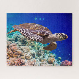 Quebra-cabeça Tartaruga marinha de recife de coral