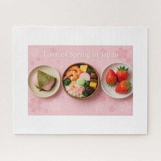 Quebra-cabeça 「Taste of Spring in Japan」 (Horizontal)