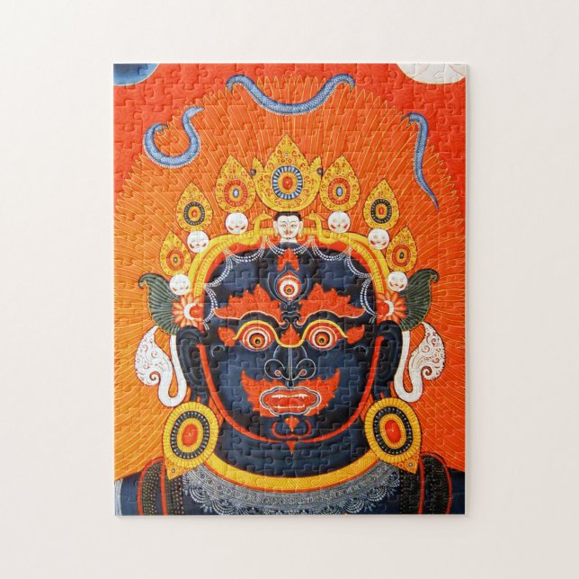 Quebra-cabeça Tatuagem Legal oriental tibetana thangka Bhairava (Vertical)