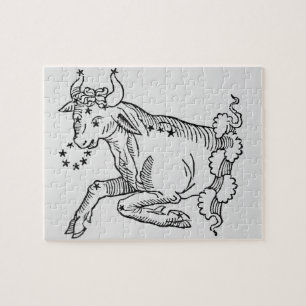 Quebra-cabeça Taurus (Bull) uma ilustração 'do poético