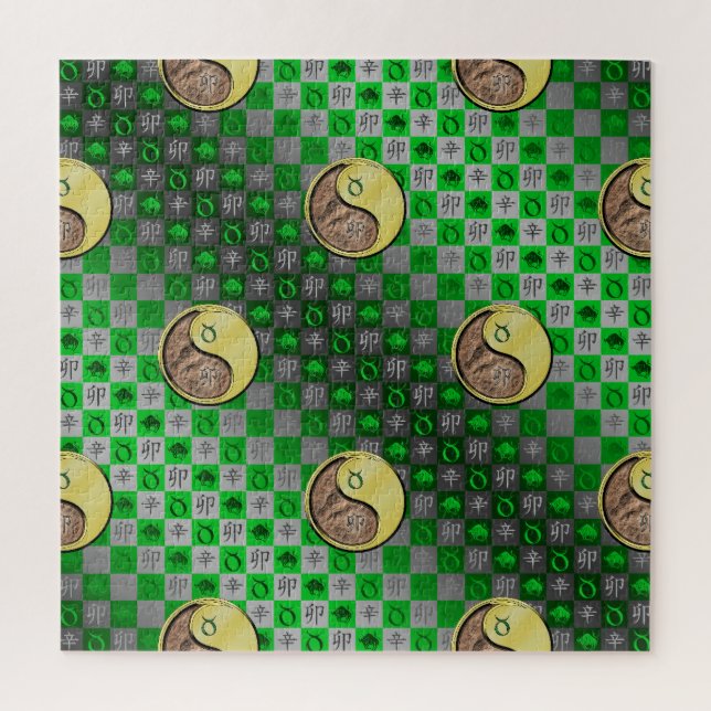 Quebra-cabeça Taurus & Metal Rabbit (Vertical)