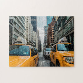 Quebra-cabeça Táxis de Nova York.