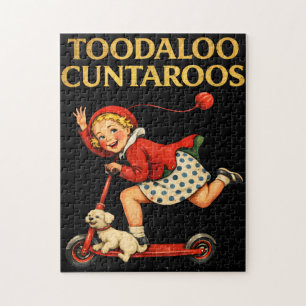 Quebra-cabeça Tchau Cuntaroos Humor Sarcástico Retro Divertido