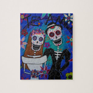 QUEBRA-CABEÇA TE AMO WEDDING DIA DE LOS MUERTOS