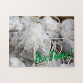 Quebra-cabeça Tea Time Bag para amantes de chá