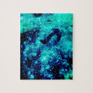 Quebra-cabeça Teal Galaxy