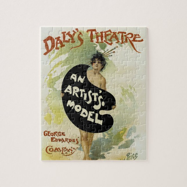 Quebra-cabeça Teatro de Daly ~ Um Modelo de Artista (Vertical)