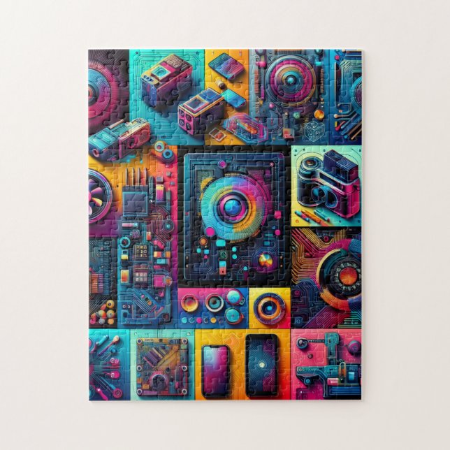 Quebra-cabeça Tech Puzzles (Vertical)