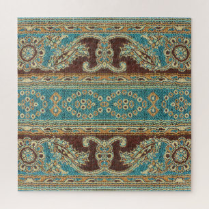 Quebra-cabeça Tecido Árabe Paisley Oriental Design