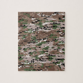 Quebra-cabeça Tecido de Camuflagem Militar