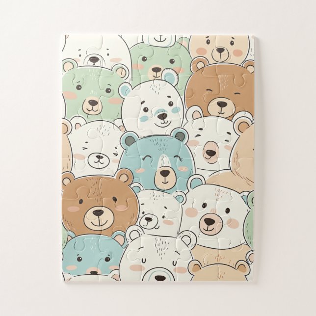 Quebra-cabeça teddy bear puzzle (Vertical)