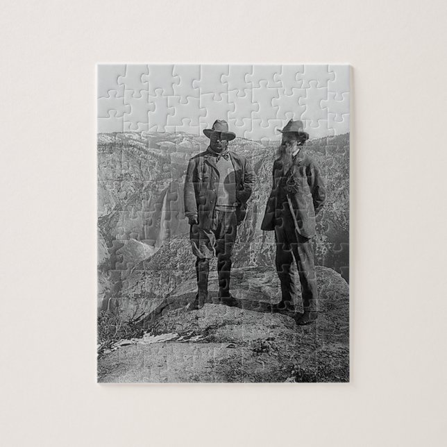 Quebra-cabeça Teddy Roosevelt e John Muir em Yosemite (Vertical)