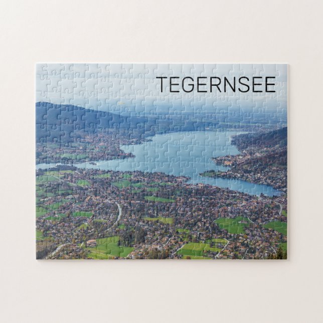 Quebra-cabeça Tegernsee Bavaria Lake Germany Panorama Souvenir (Horizontal)