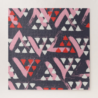 Quebra-cabeça Tela de padrão artístico desenhado à mão