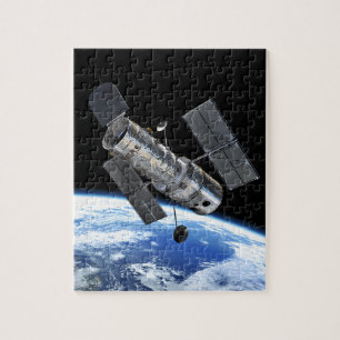 Quebra-cabeça Telescópio Espacial Hubble em Órbita Terrestre Fot