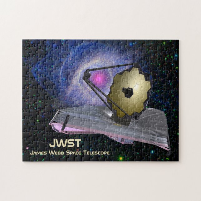 Quebra-cabeça Telescópio espacial James Webb JWST (Horizontal)