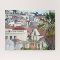 TELHADO COLORIDO TOPS Alfama Lisboa, Portugal