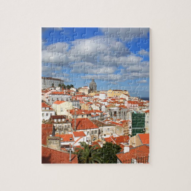 Quebra-cabeça Telhados de Alfama Lisboa (Vertical)