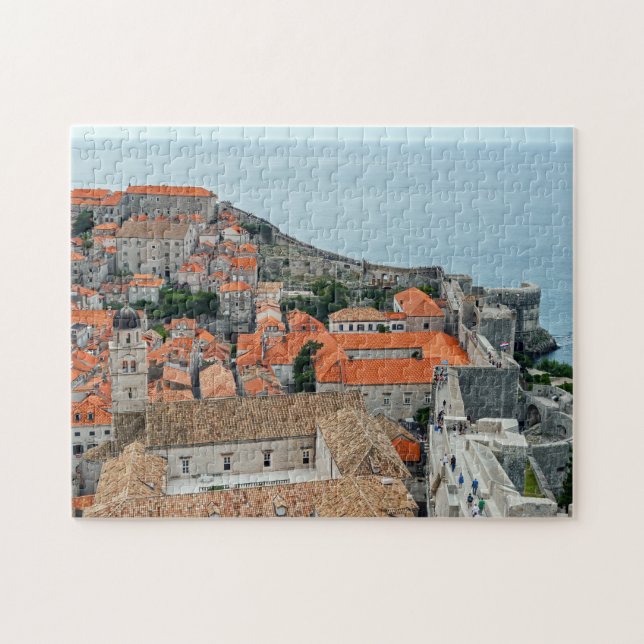 Quebra-cabeça Telhados e muros da Cidade Antiga de Dubrovnik - C (Horizontal)