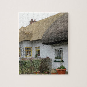 Quebra-cabeça Telhados Thatched em Adare Ireland