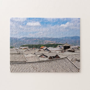 Quebra-cabeça Telhados Tradicionais Chineses Tilados, Dali,Yunna