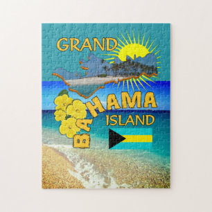 Quebra-cabeça Tema Viagem da Ilha Grand Bahama